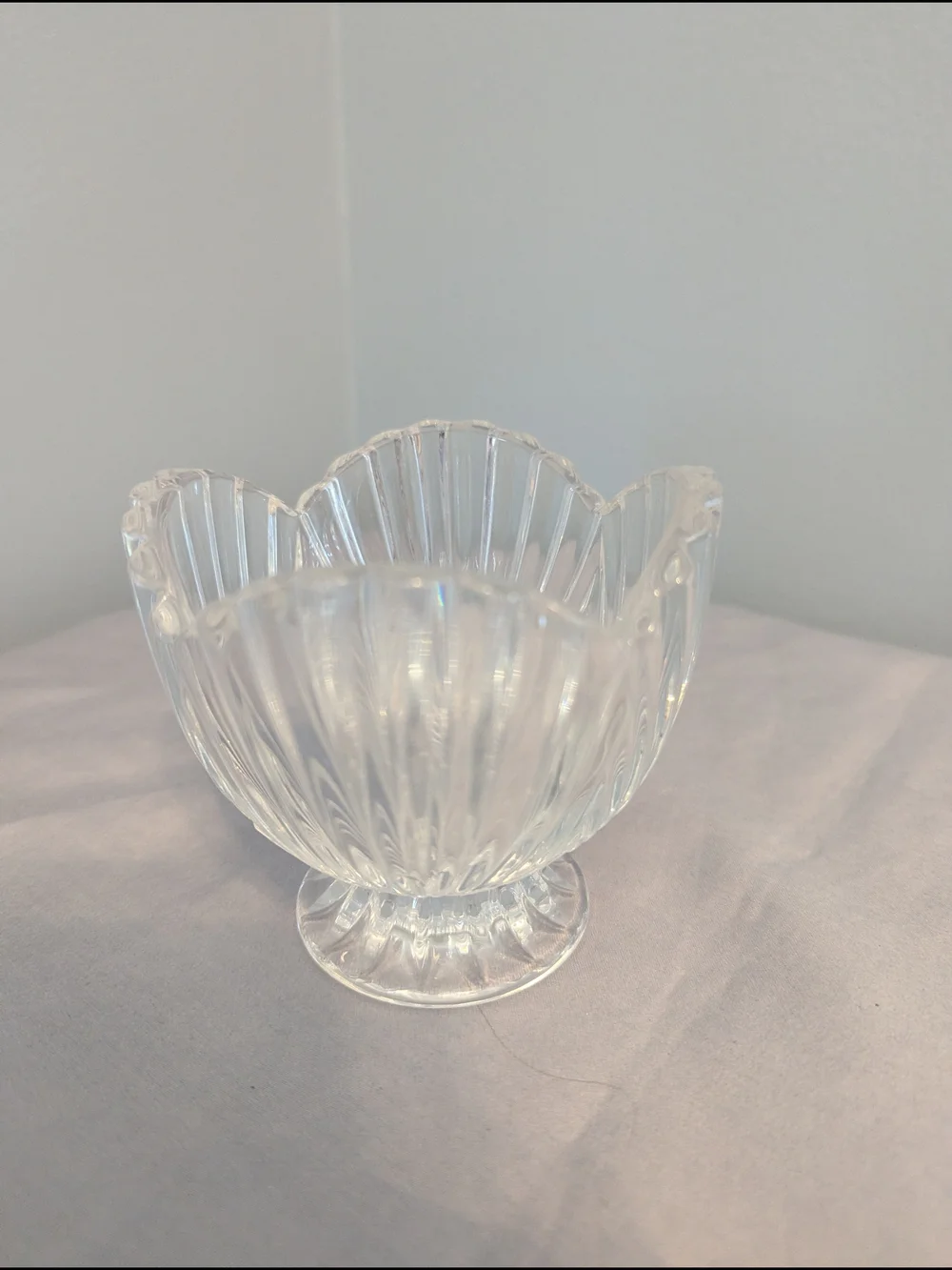Marquise By Waterford Crystal Footed Trinket Bowl